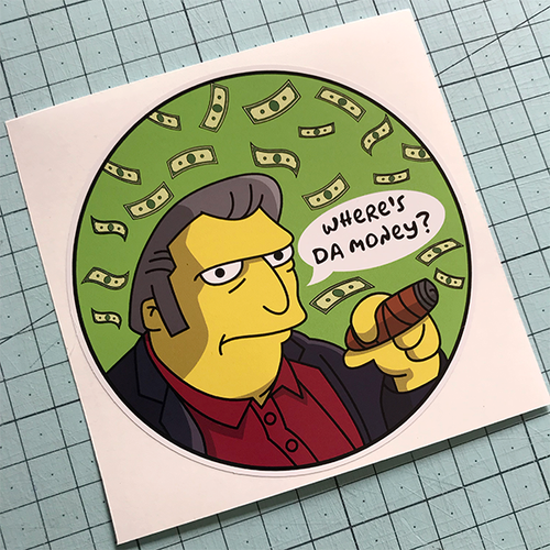 Fat Tony Sticker