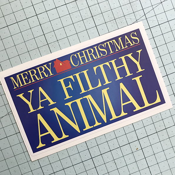 Filthy Animal Sticker