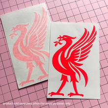 Load image into Gallery viewer, Liver Bird Decal -Neon Red