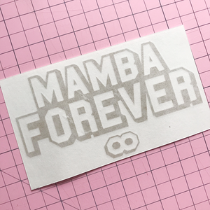 Mamba Forever Decal