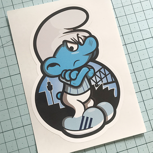 Smurf FC Sticker