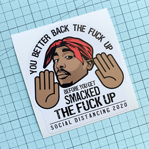 Social Tupac 2020 Sticker