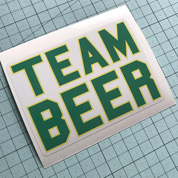 Team Beer Sticker